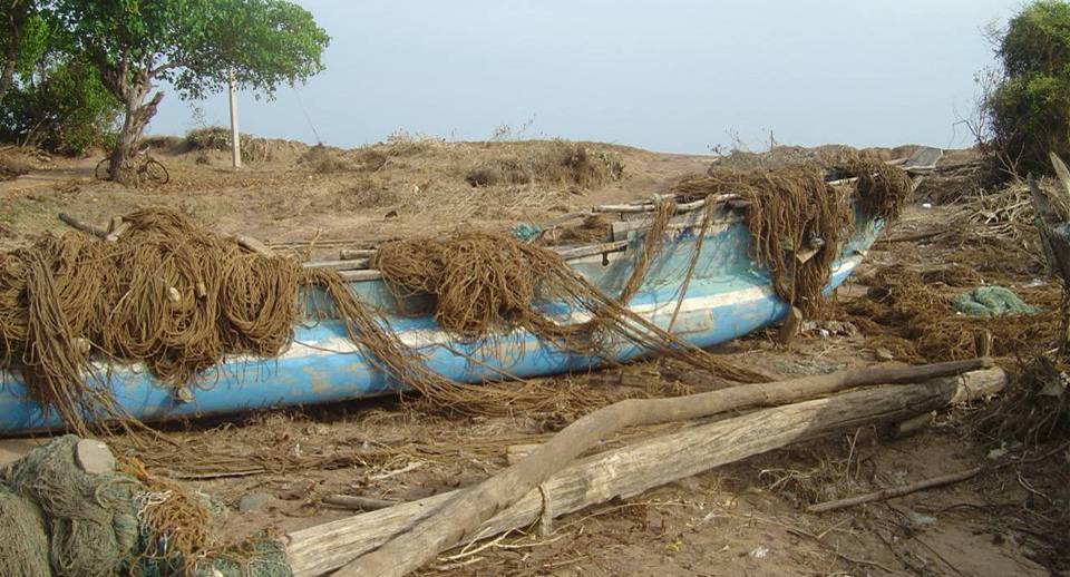 boat and net tangled on shrubs-MFF presentation