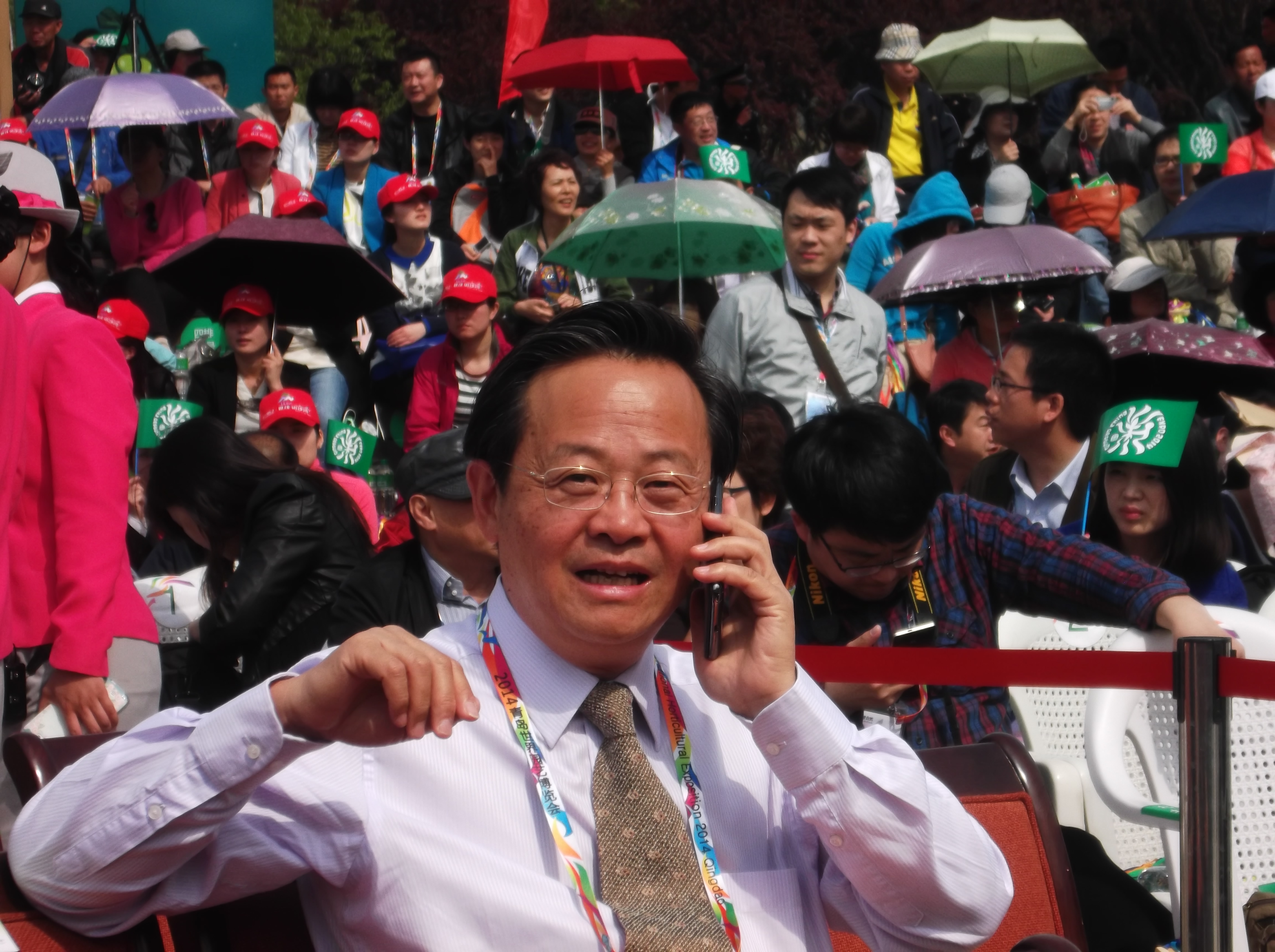 INBAR Deputy Director-General Dr. Li Zhiyong at Qingdao EXPO Opening Ceremony