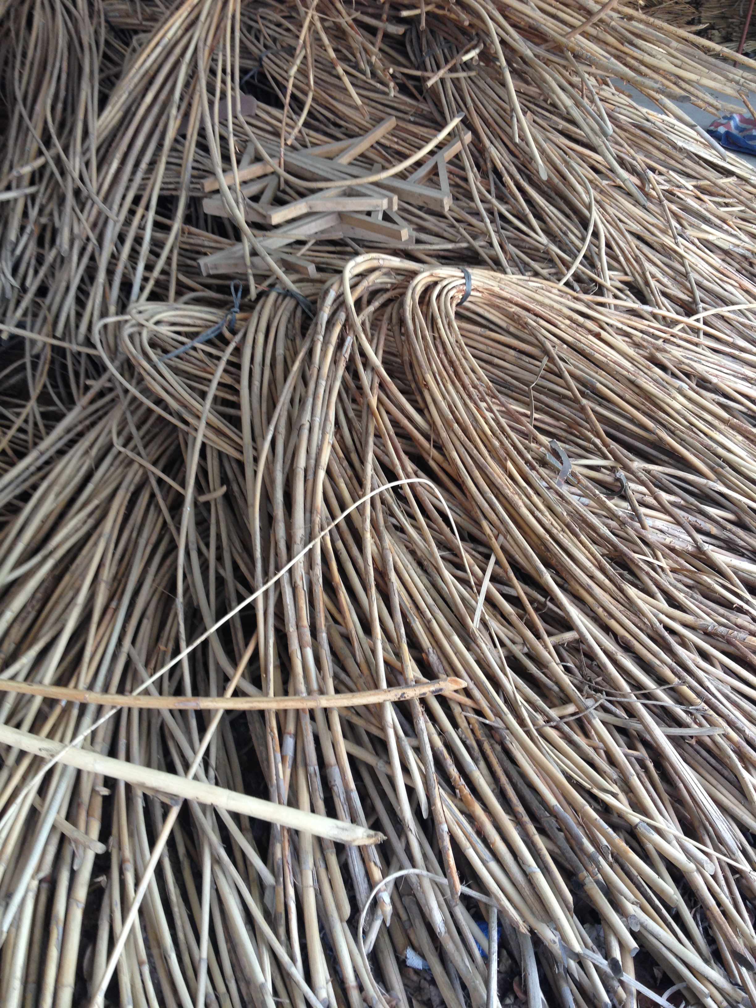 pre-processed raw rattan